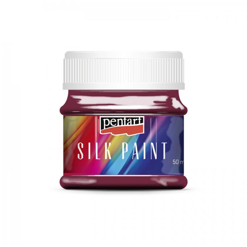 Farby na hodváb od značký Pentart ( Silk paint ) sú vhodné na hodváb aj na iné tkaniny. Farby sú na vodnej báze a môžete ich aj žehliť. Po aplikác