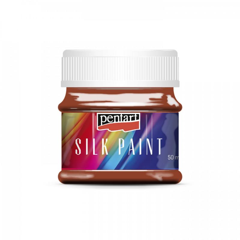 Farby na hodváb od značký Pentart ( Silk paint ) sú vhodné na hodváb aj na iné tkaniny. Farby sú na vodnej báze a môžete ich aj žehliť. Po aplikác