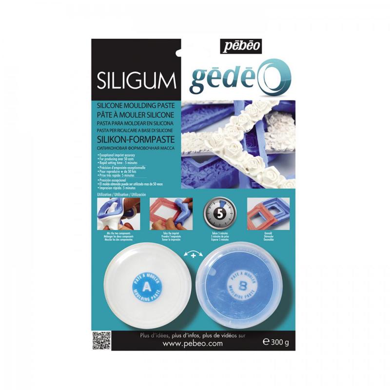 Gédéo Siligum je dvojzložková, rýchle tuhnúca (10 minút) silikónová pasta, ktorá sa použí
