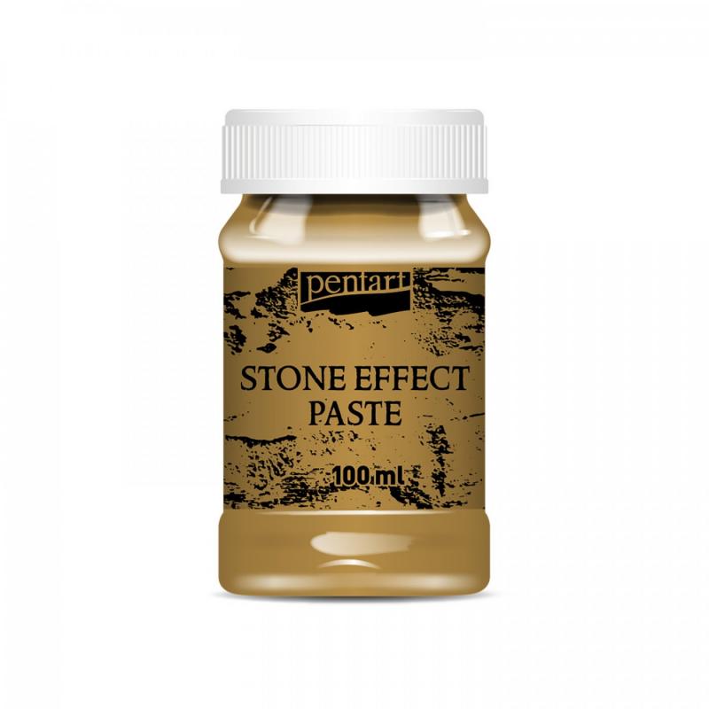 Kamenná pasta (Stone effect paste) je jemná štruktúrovacia pasta, ktorá po zaschnutí imituje kammený alebo mramorový vzhľad. Ide o vodou riediteľnú p