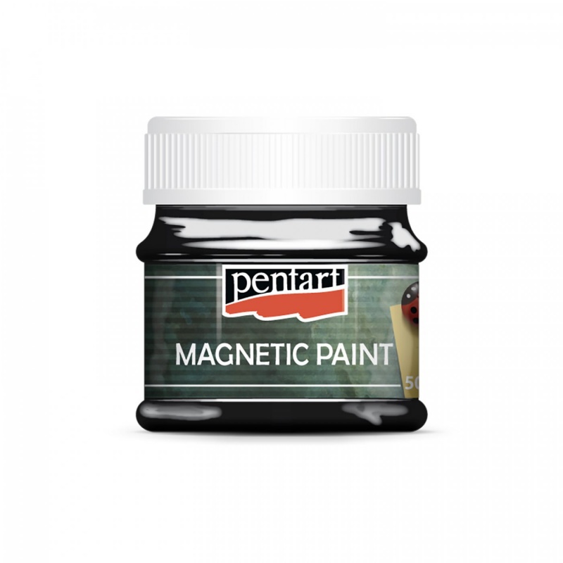 Magnetická farba (Magnetic paint) je farba na vodnej báze. ktorá obsahuje prírodné železo. Pomocou akrylových farieb sa dá povrch premalovať na ľobovo