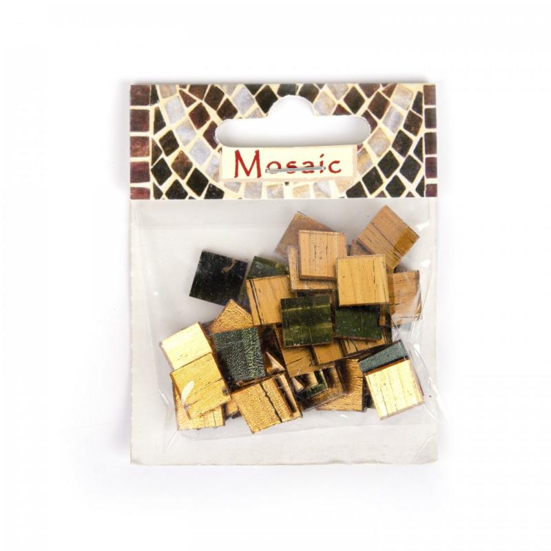 Drobná štvorcová mozaika sa používa na dekorovanie rôznych predmetov. Na vyplnenie medzier použite mozaikovú špárovaciu hmotu.