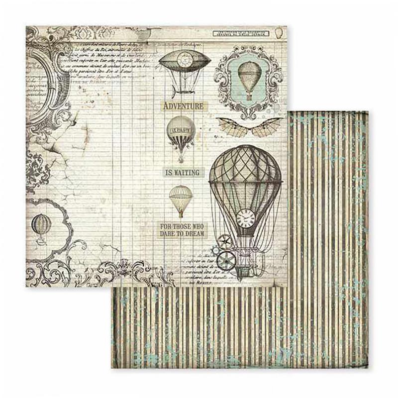 Obojstranný papier na scrapbooking značky Stamperia (Double face paper) neobsahuje kyselinu, ktorá spôsobuje rozklad papiera a ani lignin, ktorý zase môž
