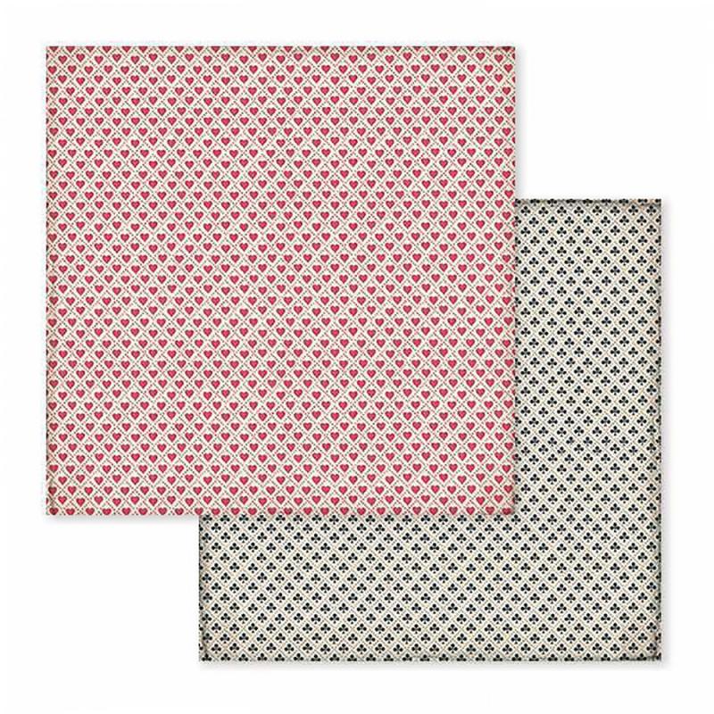 Obojstranný scrapbookový papier od Stamperia ( Double face paper ) 30,5 x 30,5 cm ( 12 x 12 inch ) je papier strednej gramáže ( 170 g/m2 ).  Je acid and lig
