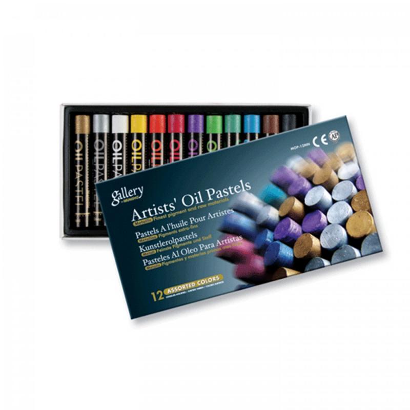 Sada olejových pastelov SQ obsahuje olejové farby určené najmä pre študentov a nenáročných profesionálov