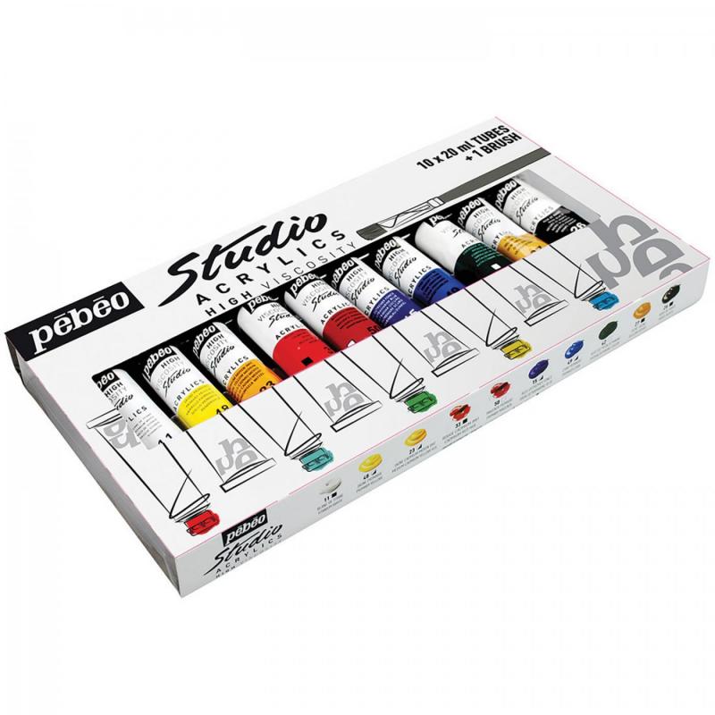 Akrylové farby Studio Acrylics sú jednou z najúspešnejších sérií farieb PEBEO.
Studio Acrylics sú