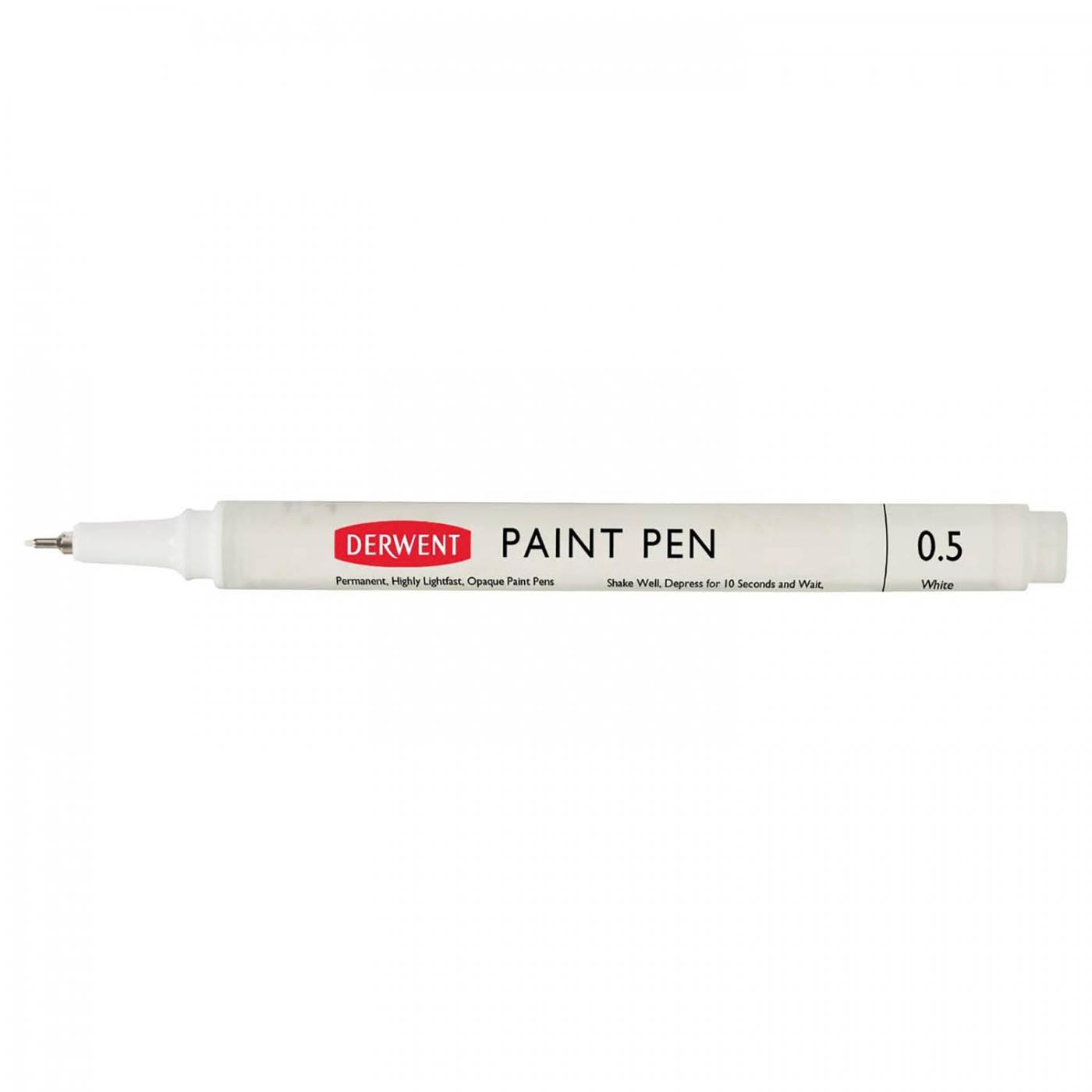 Derwent, PAINT PEN, white 0.5 DERWENT creActive kreatívny