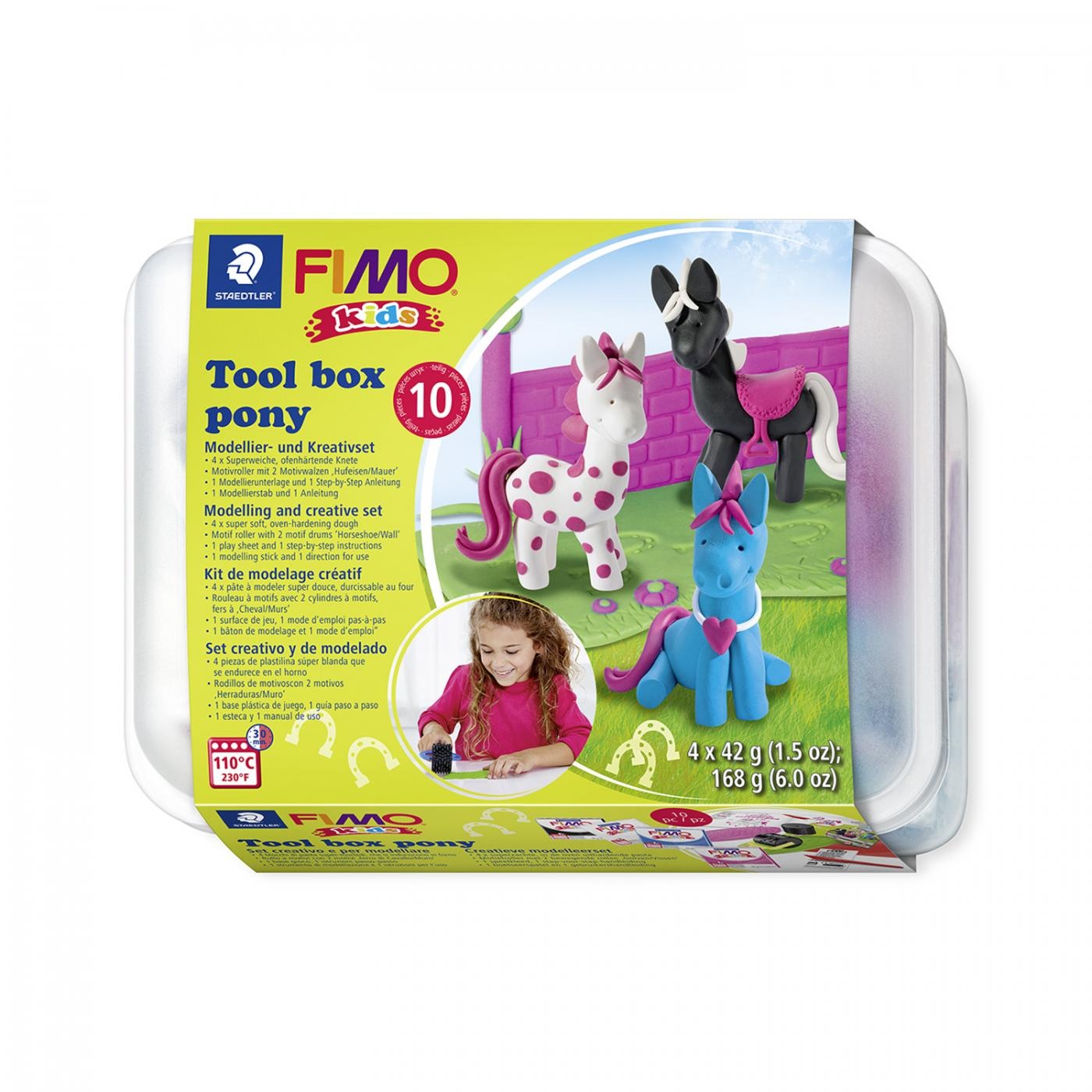 DETSKÁ SADA FIMO KIDS, box Poník | STAEDTLER | creActive - kreatívny e-shop