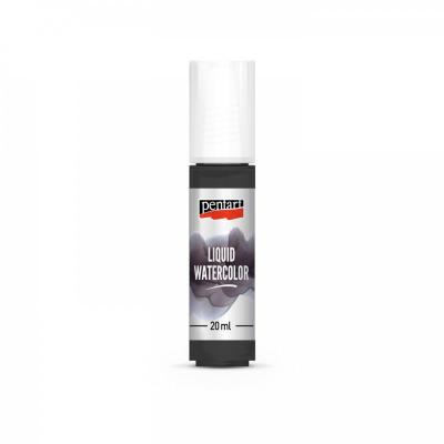 Akvarelová farba v tube, 20 ml, čierna