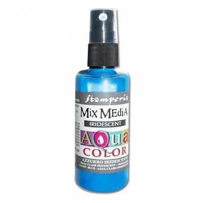 Aquacolor sprej, 60 ml, Iridescent light blue