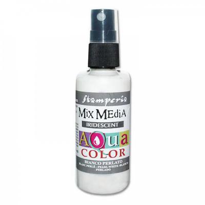 Aquacolor sprej, 60 ml, Pearl white