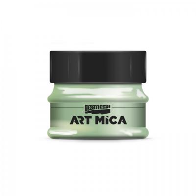 Art Mica, práškový pigment 9 g, zlatá zelená