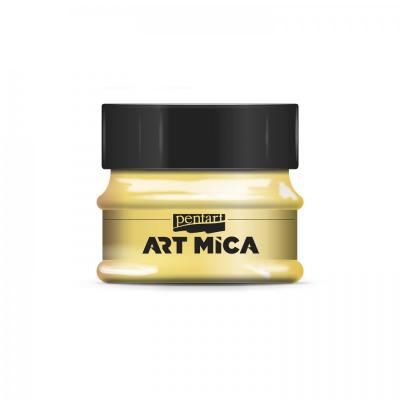 Art Mica, práškový pigment 9 g, žltá