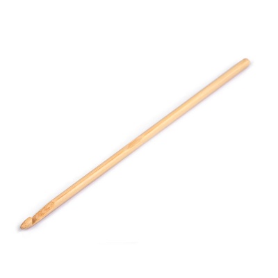 Bambusový háčik na háčkovanie, veľkosť 5 mm