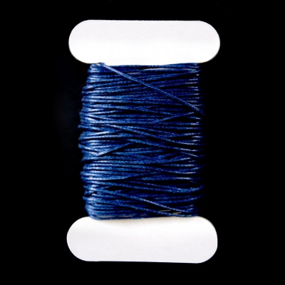 Bavlnená šnúrka 1,5 mm tmavá modrá 1 m