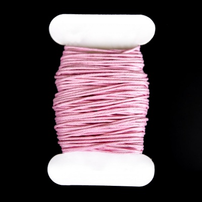 Bavlnená šnúrka 1 mm svetlá ružová 1 m