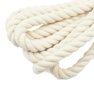 Bavlnené lano, šnúra, priemer 10 mm, 1 m