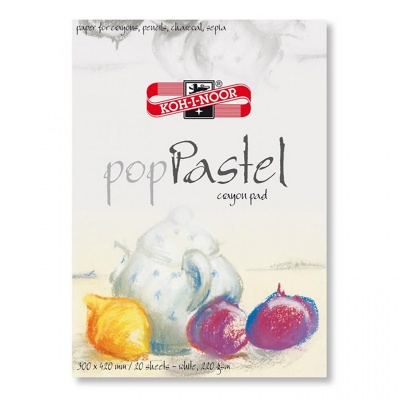 Blok pop Pastel, A4, 20 x 220 g/m2