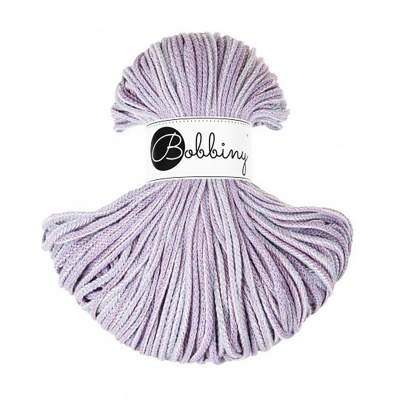 Bobbiny, Macramé pletená šnúra, 3 mm, 100 m, Magic Iris