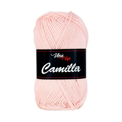 Camilla, 100% bavlnená priadza, 50 g, cca 125 m, 8003 pastelová ružová