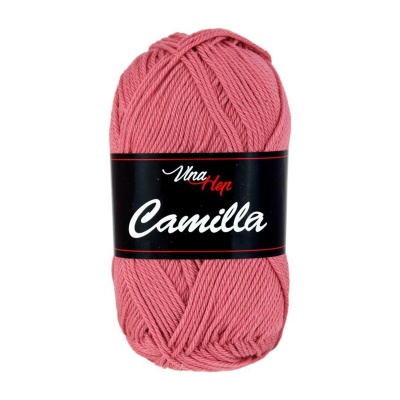 Camilla, 100% bavlnená priadza, 50 g, cca 125 m, 8029 tmavá staroružová