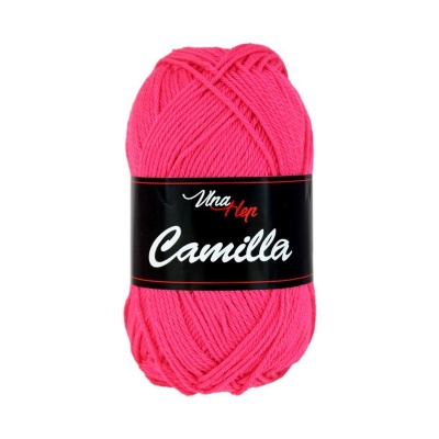 Camilla, 100% bavlnená priadza, 50 g, cca 125 m, 8036 výrazná ružová