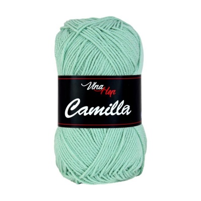 Camilla, 100% bavlnená priadza, 50 g, cca 125 m, 8134 pastelová zelená