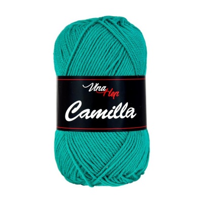 Camilla, 100% bavlnená priadza, 50 g, cca 125 m, 8139 smaragdová