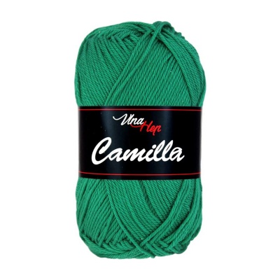 Camilla, 100% bavlnená priadza, 50 g, cca 125 m, 8142 zelená