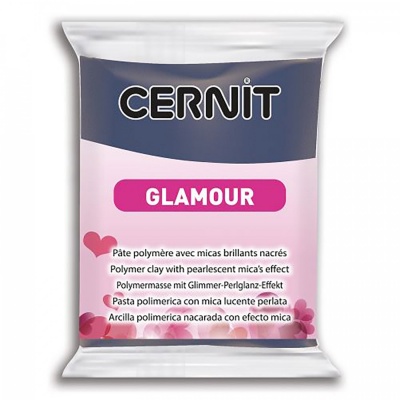 CERNIT Glamour 56g, 246 perleťová námornícka modrá