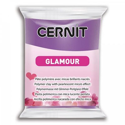 CERNIT Glamour 56g, 900 perleťová fialová