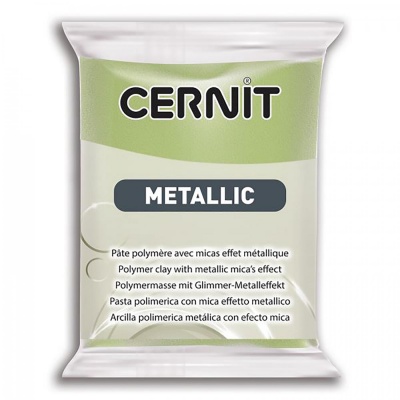 CERNIT Metallic 56g, 051 zlatá zelená