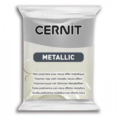 CERNIT Metallic 56g, 080 strieborná