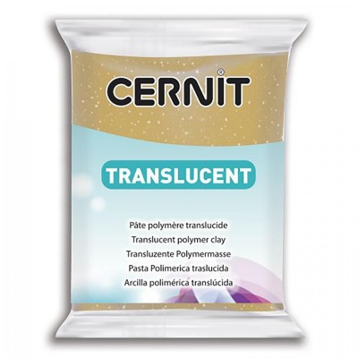 CERNIT Translucent 56g, 050 zlatý gliter