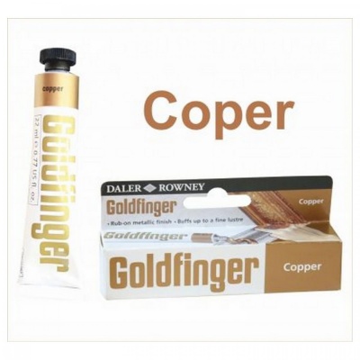 D&R Goldfinger metal. pasta 22 ml, medená