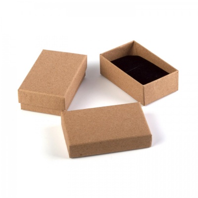 Darčeková krabička, prírodná hnedá, obdĺžnik