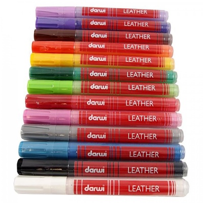 DARWI LEATHER fixka na kožu 6 ml, orgovánová