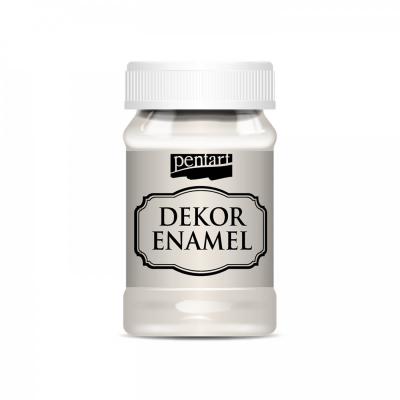 Dekor Enamel 100 ml, krémovo biela