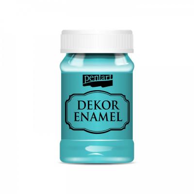 Dekor Enamel 100 ml, tyrkysovo modrá