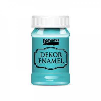 Dekor Enamel 100 ml, tyrkysovo modrá
