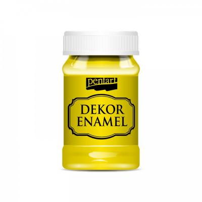 Dekor Enamel 100 ml, žltá