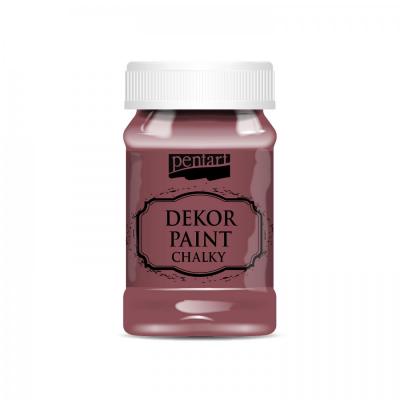Dekor Paint Soft 100 ml, burgundská červená