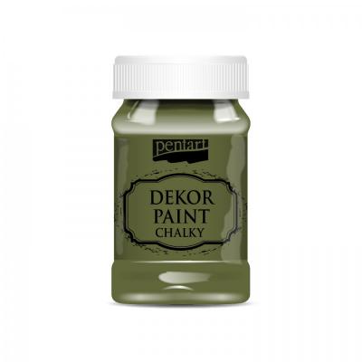 Dekor Paint Soft 100 ml, tŕňová zelená