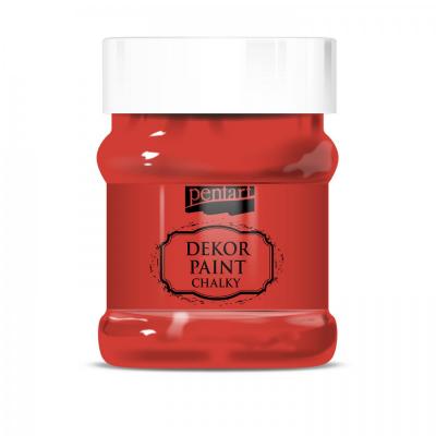 Dekor Paint Soft 230 ml, červená