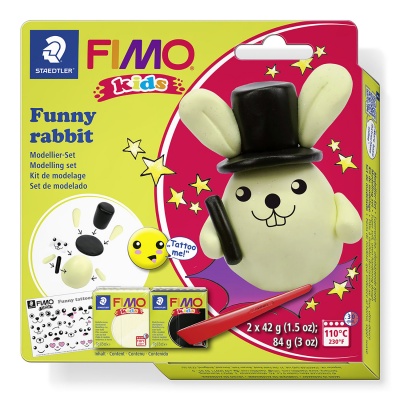 DETSKÁ SADA FIMO KIDS - zábavný zajko 