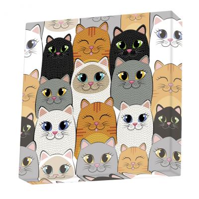 Diamond dotz, Cat clan, box, 28 x 28 cm