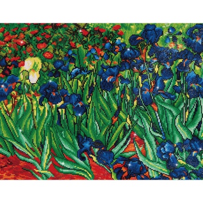 Diamond dotz, Irises Van Gogh, 55,9 x 71,12 cm