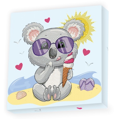 Diamond dotz, Koala Cream, box, 22 x 22 cm
