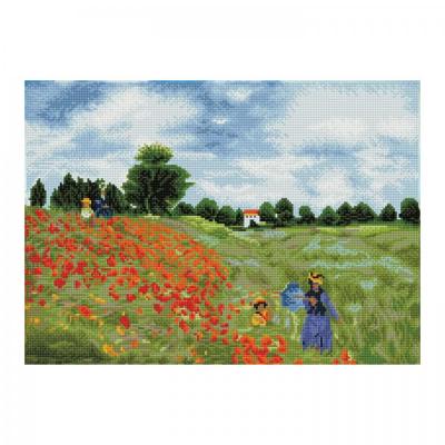 Diamond dotz, Poppy Fields Apres Monet, 57 x 41 cm