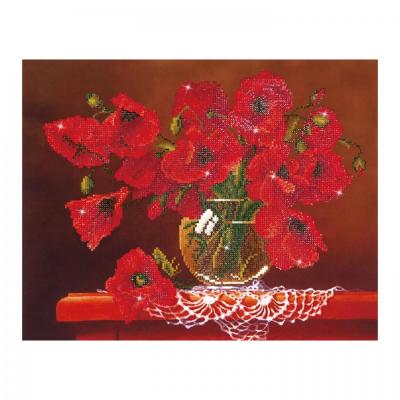Diamond dotz, Red Poppies, 40,6 x 50,8 cm